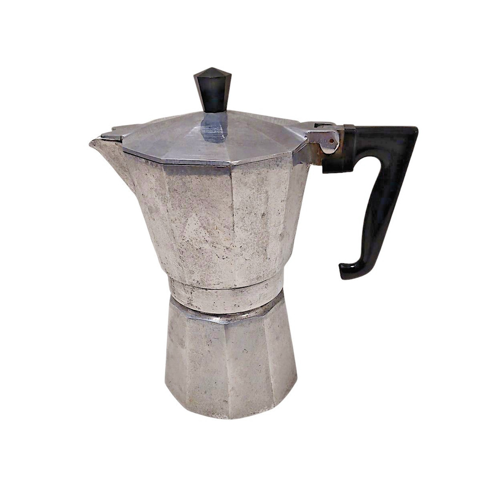 Vintage Italian Espresso Cup Coffee Maker Italy Stovetop w Filter 3 Pc Gemelli